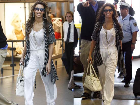 beyonce-airport-pajamas