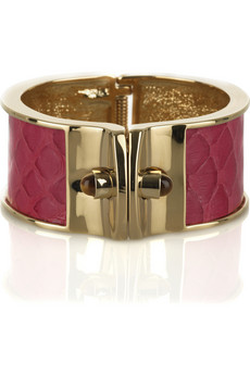 Kara by Kara Ross Gold Plated Anaconda Bracelet