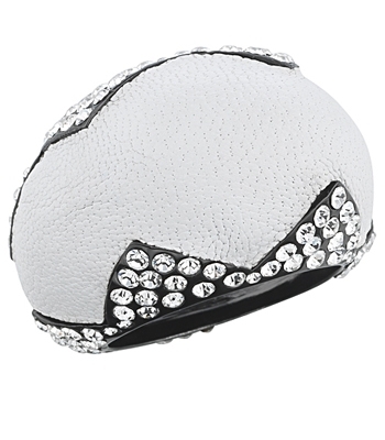 House of Harlow White Leather Cocktail Ring