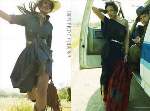 Ariel Meredith Marie Claire July 2009