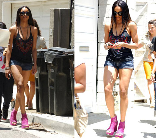 Ciara in California preparing for BET Awards