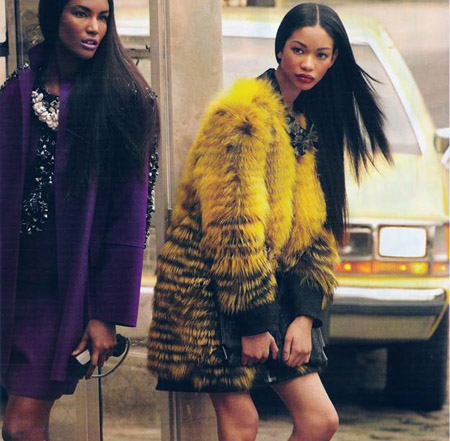 Chanel Iman Sessilee Lopez Allure Magazine Bombshells