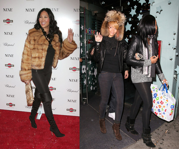 Kimora Rihanna Fur Hat