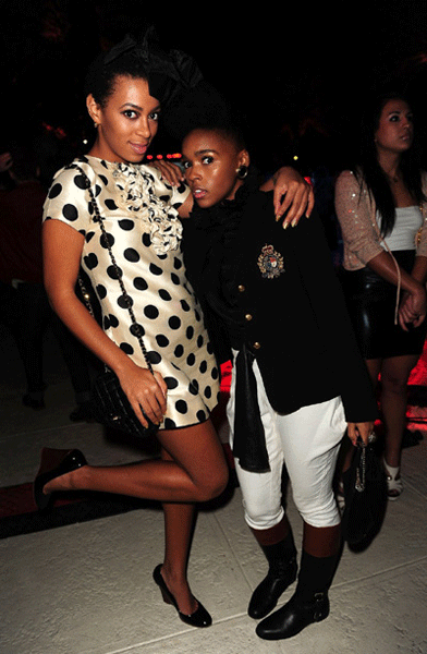 Solange Knowles Janelle Monae