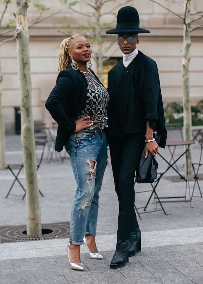 mind of mendoza 2 claire sulmers donatella versace met museum talk BeautyLifeFun karl pierre virgos loung top zara boyfriend jeans casadei silver pumps