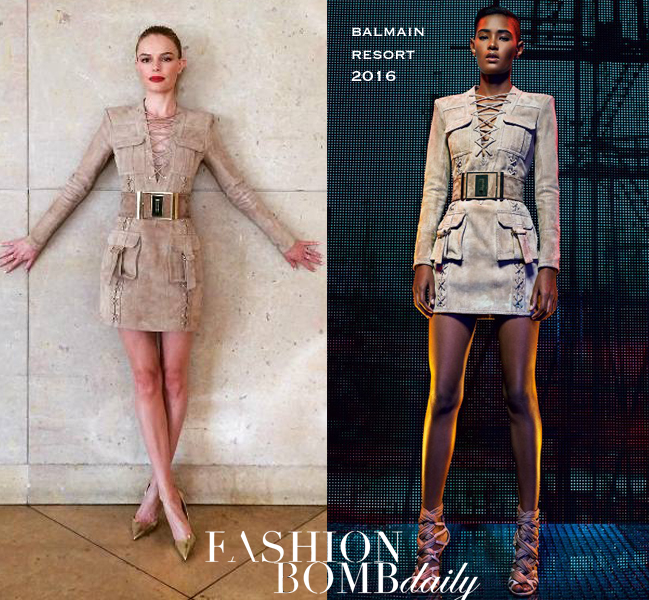 _0-Kate-Bosworth's-Instagram-Balmain-Resort-2016-Suede-Lace-Up-Dress