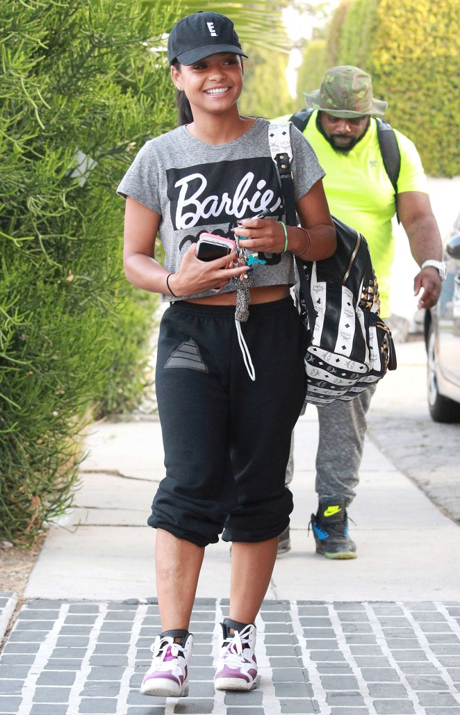 Christina-Milian--Shopping-in-West-Hollwyood-forever21-mcm-1