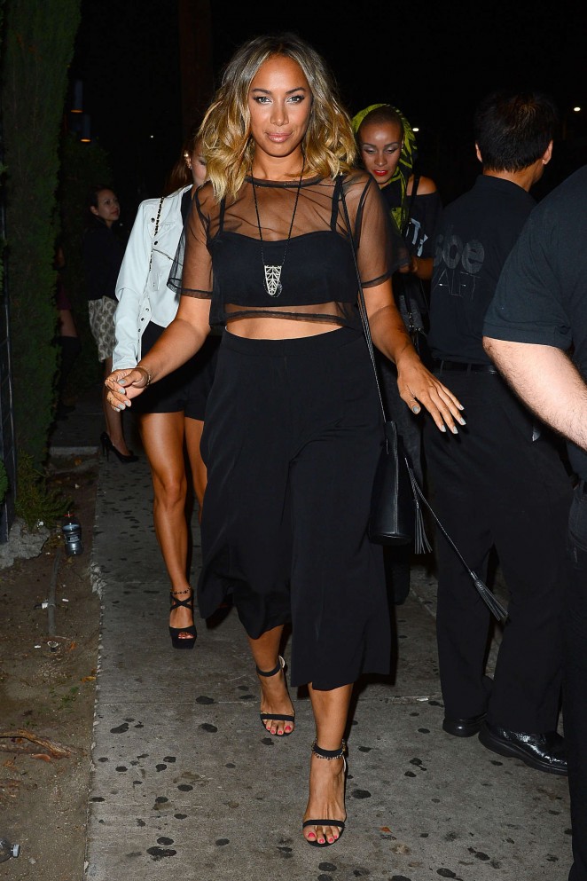 Leona-Lewis--Leaving-a-Party-at-Graystone-Manor