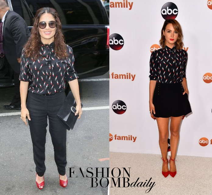 who-wore-it-better-salma-hayek-camilla-luddington-saint-laurent