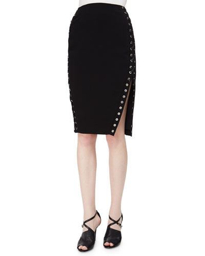 altuzarra-black-lace-up-pencil-skirt