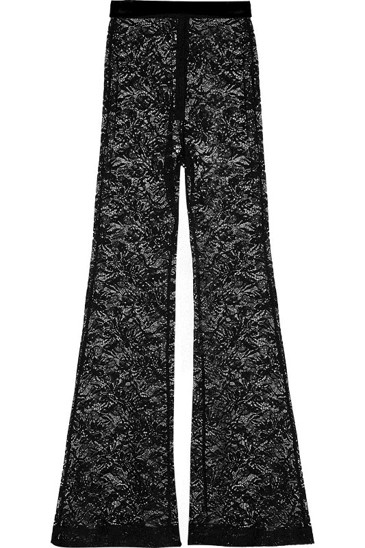 balmain-lace-flared-pants