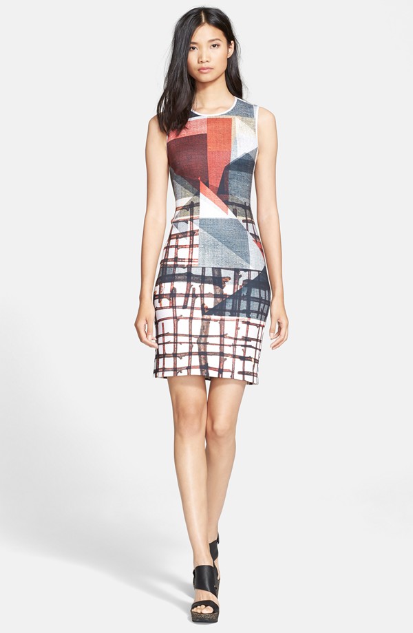 clover-canyon-gradient-plaid-body-con-dress