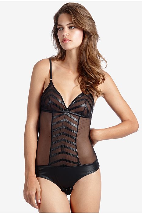 intimissimi-transparent-leather-bodysuit