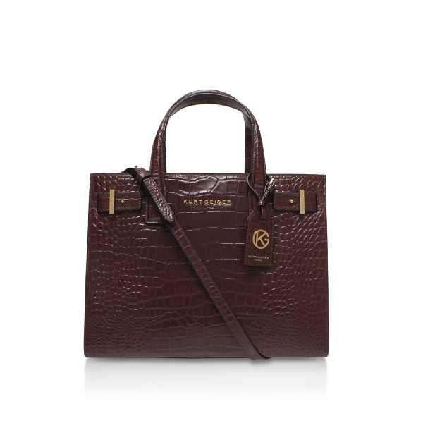 kurt geiger-croc-london-tote