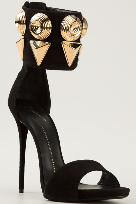 Giuseppe-Zanotti-gold-stud-cuff-sandals