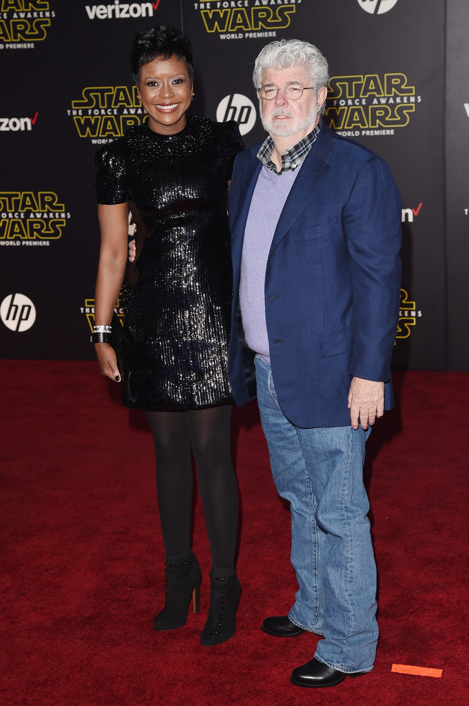 Premiere+Star+Wars+Force+Awakens+Arrivals-mellody-hobson-george-lucas