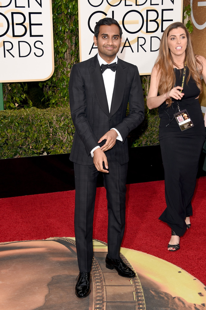 73rd+Annual+Golden+Globe+Awards+Arrivals-aziz-ansari