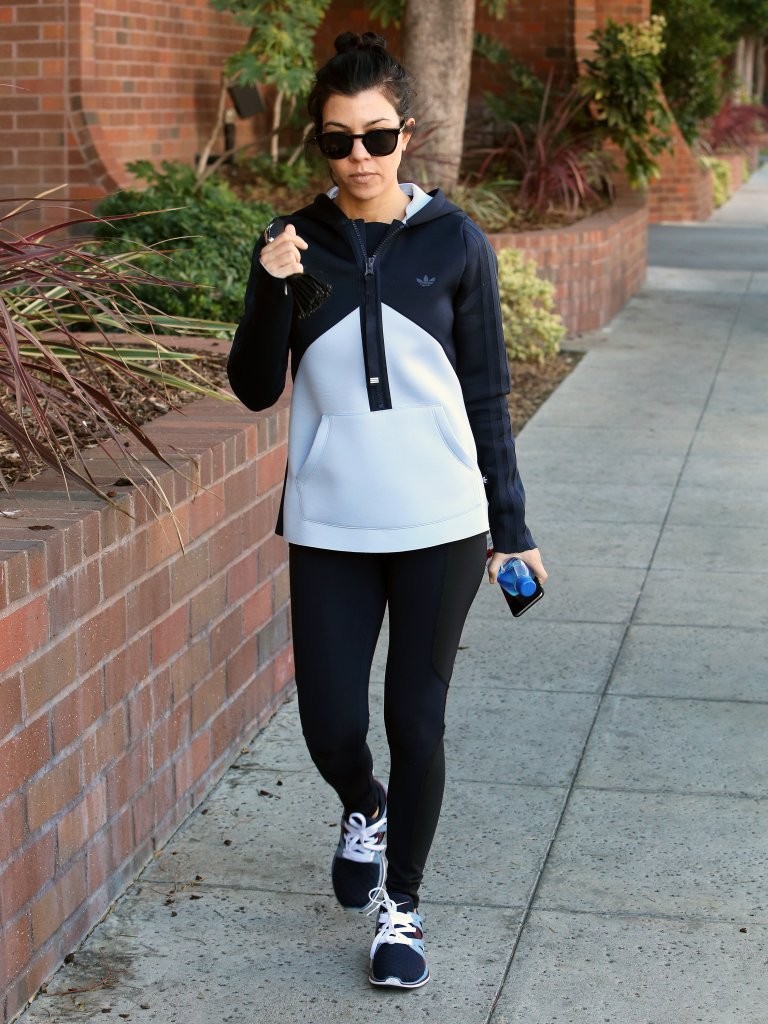 Kourtney+Kardashian+Kourtney+Kardashian+Visit-adidas-originals-apl