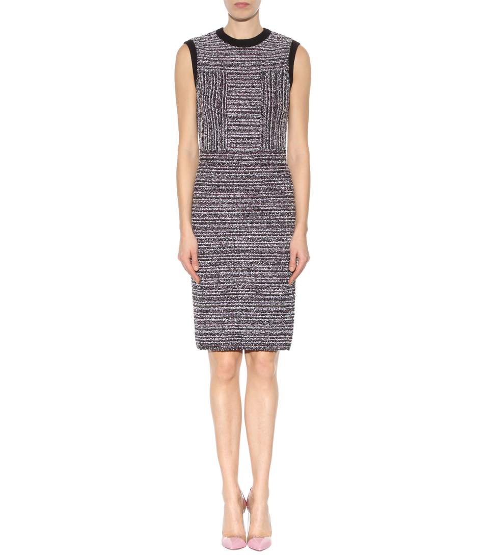 salvatore-ferragamo-wool-blend-knit-boucle-dress