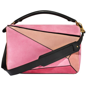 2 Beyonce's Warriors vs. Clippers Game Dior Sunglasses, Saint Laurent Biker Jacket, Rag & Bone Kristin Colorblock Leggings, Loewe Pink Puzzle Handbag, and Custom Givenchy Pink Platform Sandals