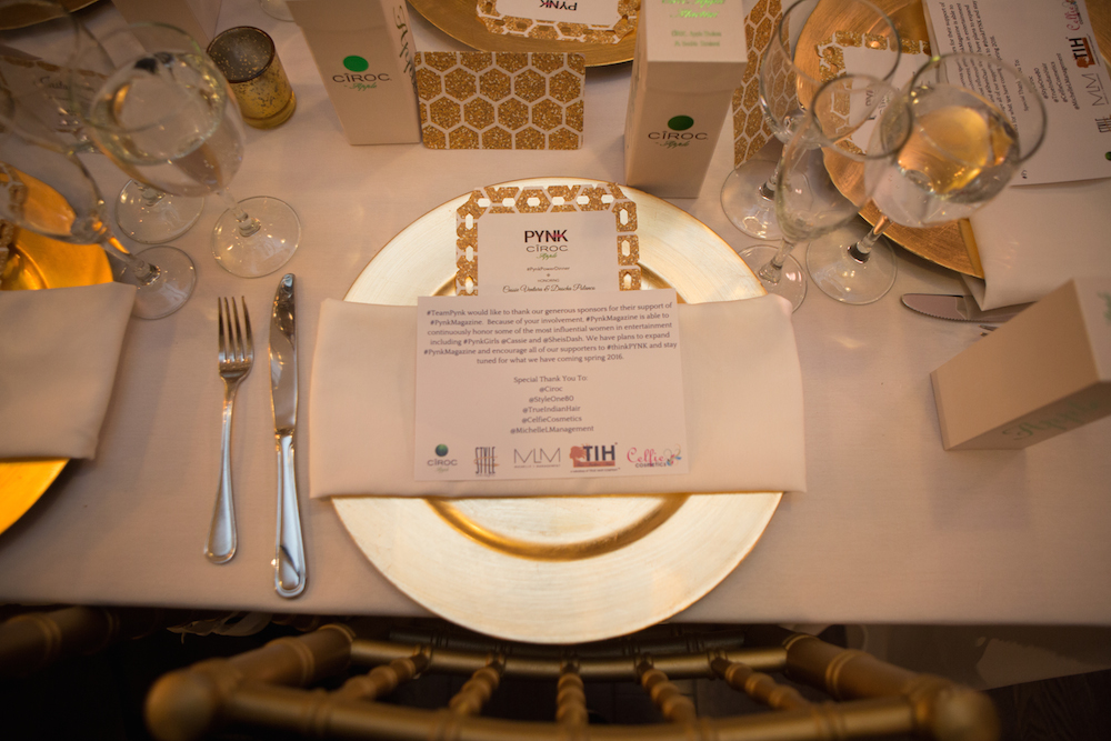 9 Pynk Magazine's The Perfect Match Power Dinner Honoring Cassie Ventura