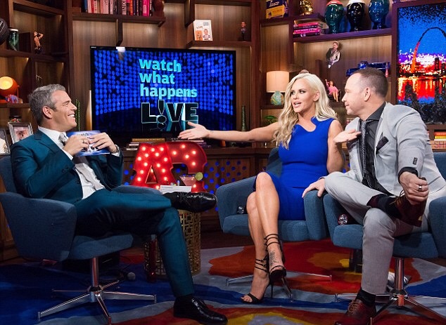 Jenny McCarthy Watch What Happens Live Victoria Beckham dress 2