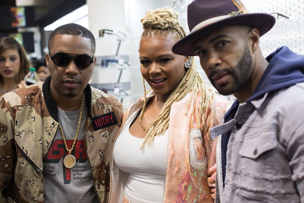 Claire's Life- Nas and Italia Independent's Ghostbusters Eyewear Collection Launch nas omari hardwick