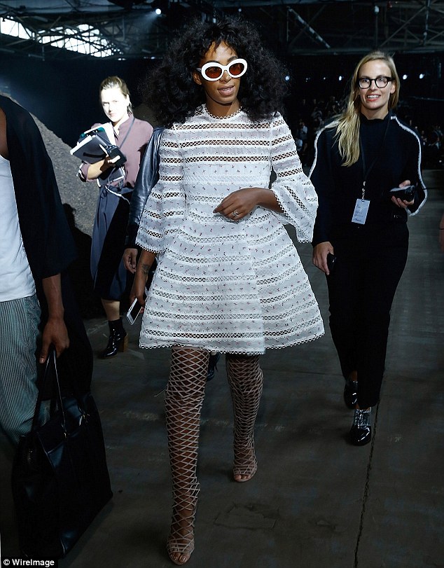 Solange-All-White-Schutz-Karlyanna-over-the-knee-gladiator-sandals