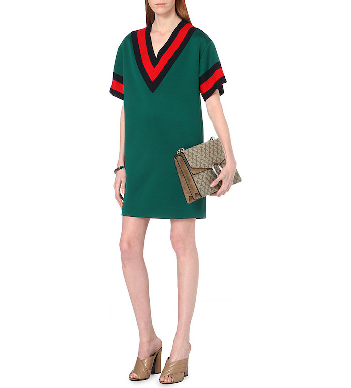 gucci-green-jersey-tunic-dress