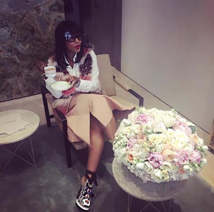 june-ambrose-instagram-fendi-rock-colored-python-multicolored-fur-velvet-lace-up-ankle-strap-mules