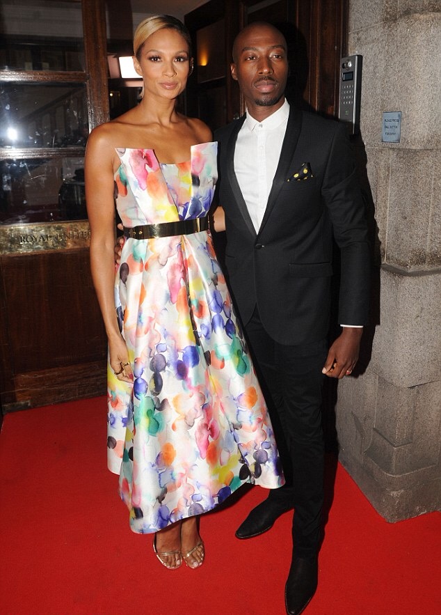 Alesha Dixon's Together For Short Lives Midsummer Ball Little Black Dress x Alesha Dixon Watercolor Bandeau Dress 5