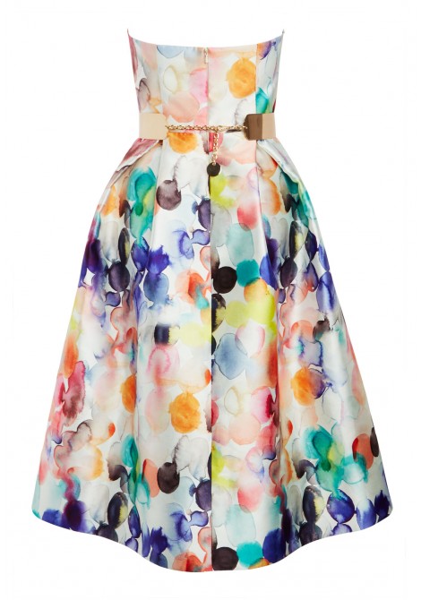 Alesha Dixon's Together For Short Lives Midsummer Ball Little Black Dress x Alesha Dixon Watercolor Bandeau Dress 7