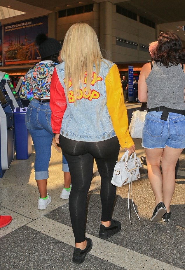 Blac Chyna's LAX Joyrich Betty Boop Denim Jacket 1