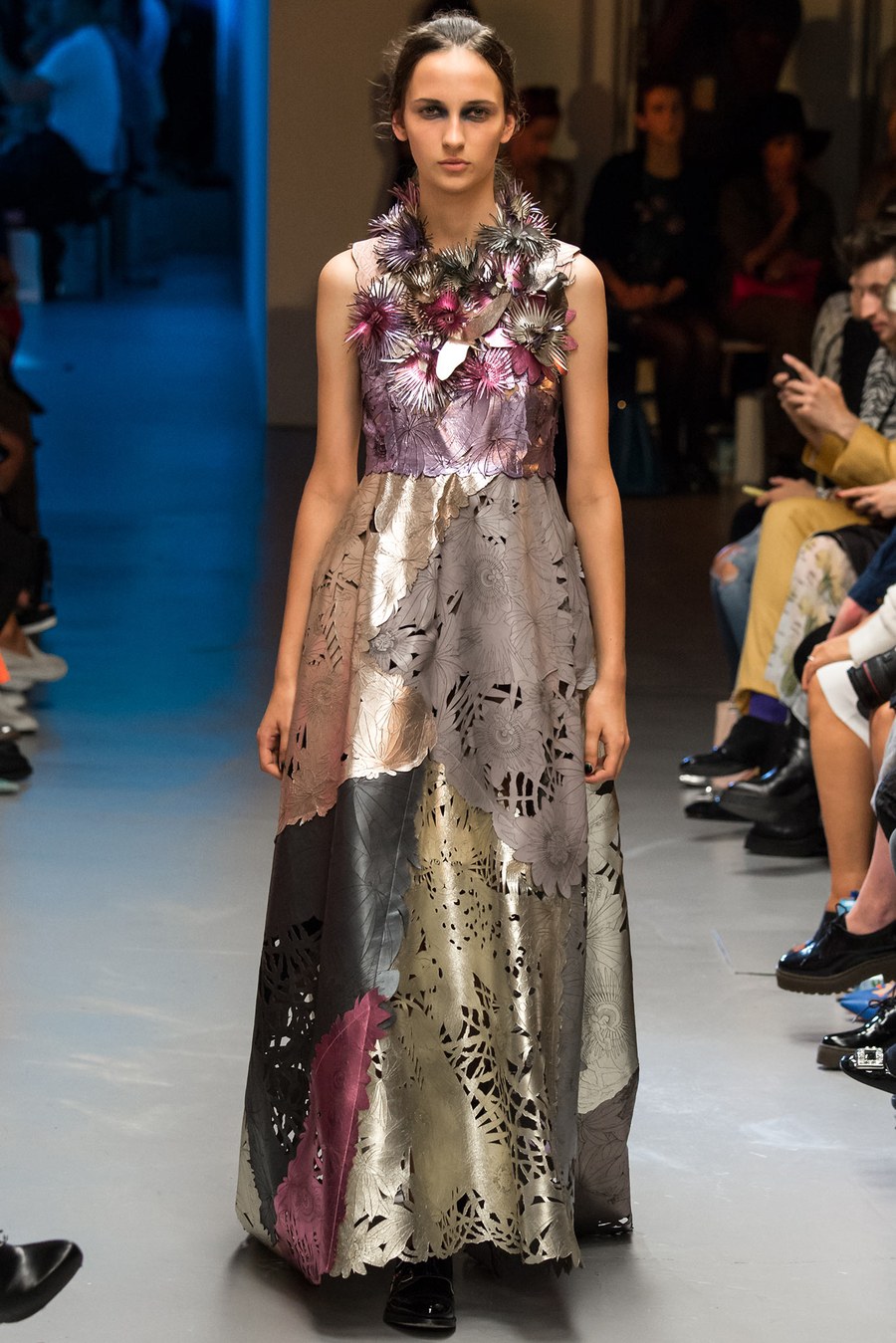 Cynthia Erivo at Aladdin Musical in London wearing Giles Deacon Spring 2015 5