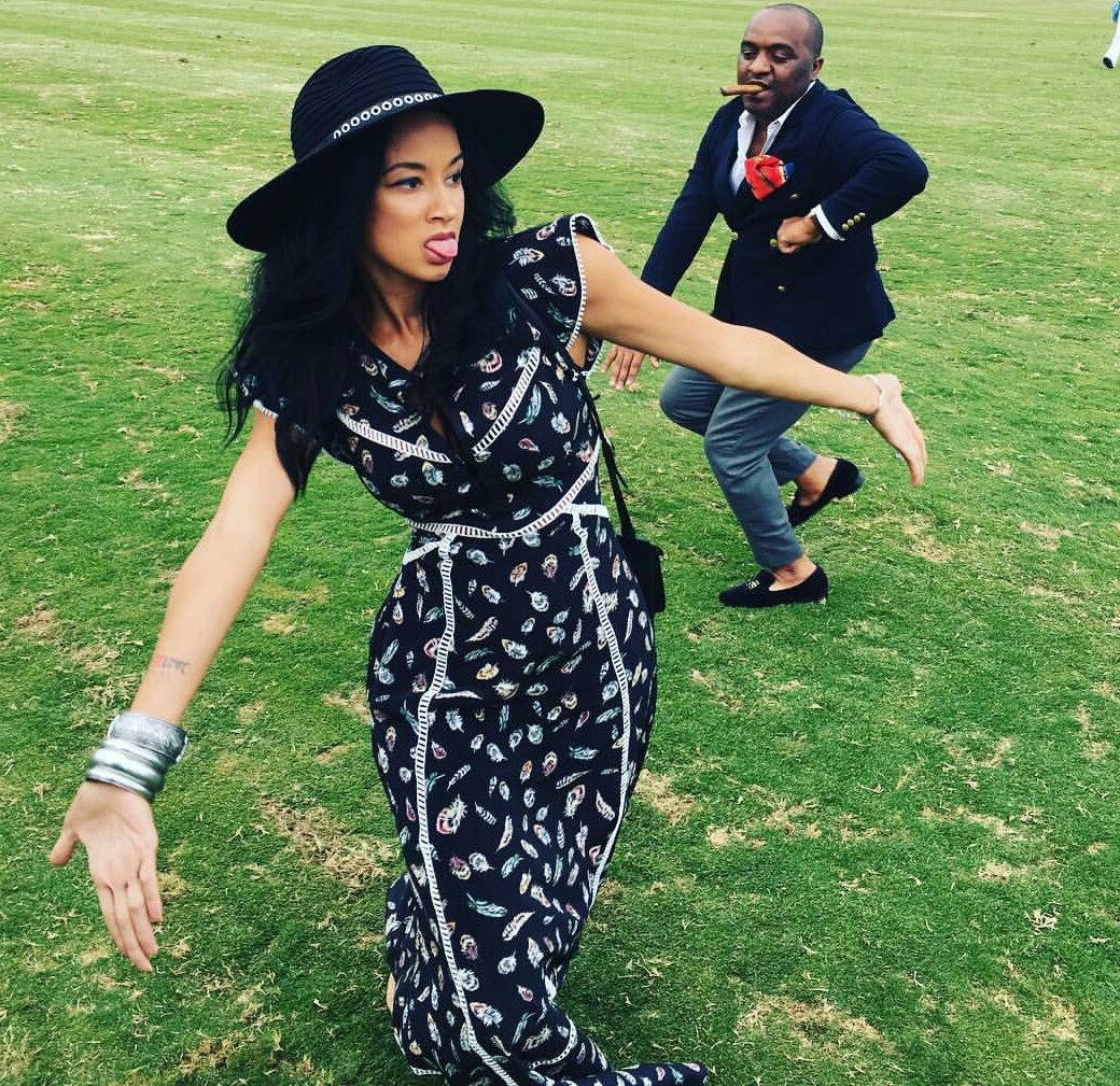 Draya-Michele-The-Koople-Feather-Print-Dress-1