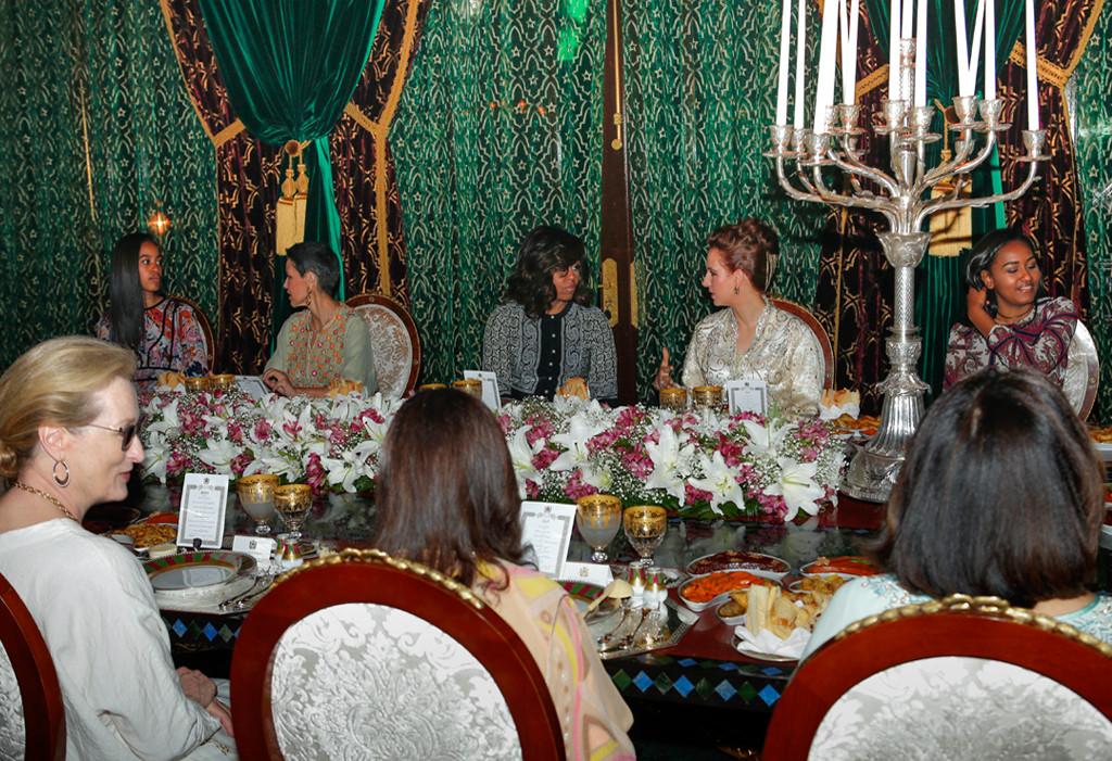 FLOTUS-Michelle-Obama-Altuzarra-Silk-Scarf-Print-Midi-Dress-2