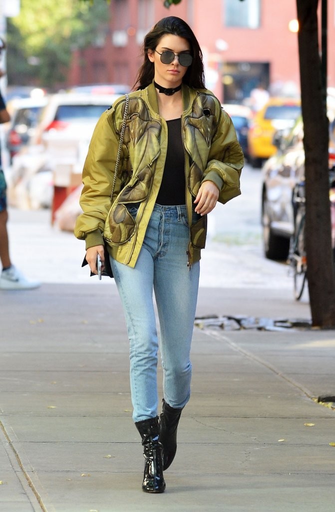 Kendall-Jenner-Givenchy-Fall-2016-Cobra-Bomber-Jacket-6