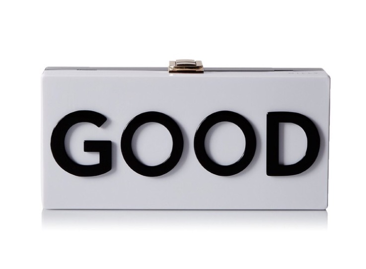 Naomie Harris's The Boodles Tennis Party Victoria Beckham White Twist Bow Dress, Aquazzura Byzantine White Leather Studded Flat and Milly Good:Bad Box Clutch 8