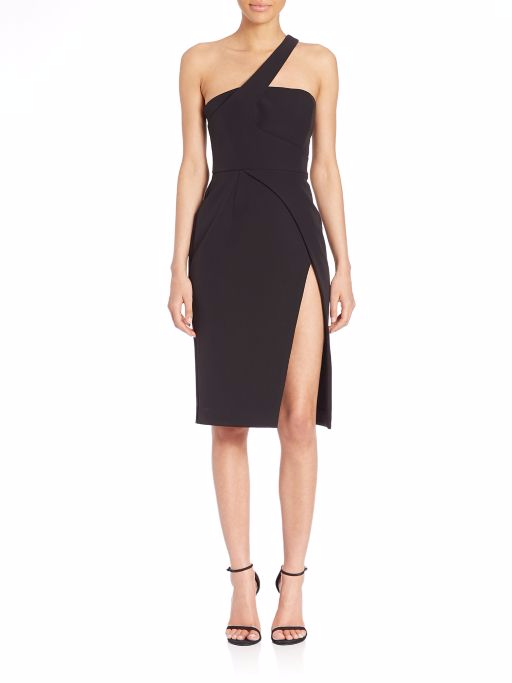 Nicholas-tech-curve-one-shoulder-split-dress