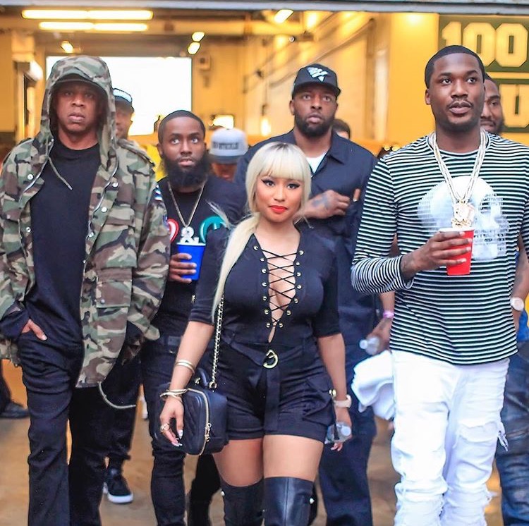 Nicki Minaj's Formation World Tour Balmain Lace-up Stretch-Knit Playsuit 2