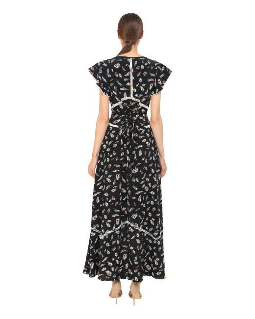 The-Kooples-Feather-Print-Maxi-Dress-2
