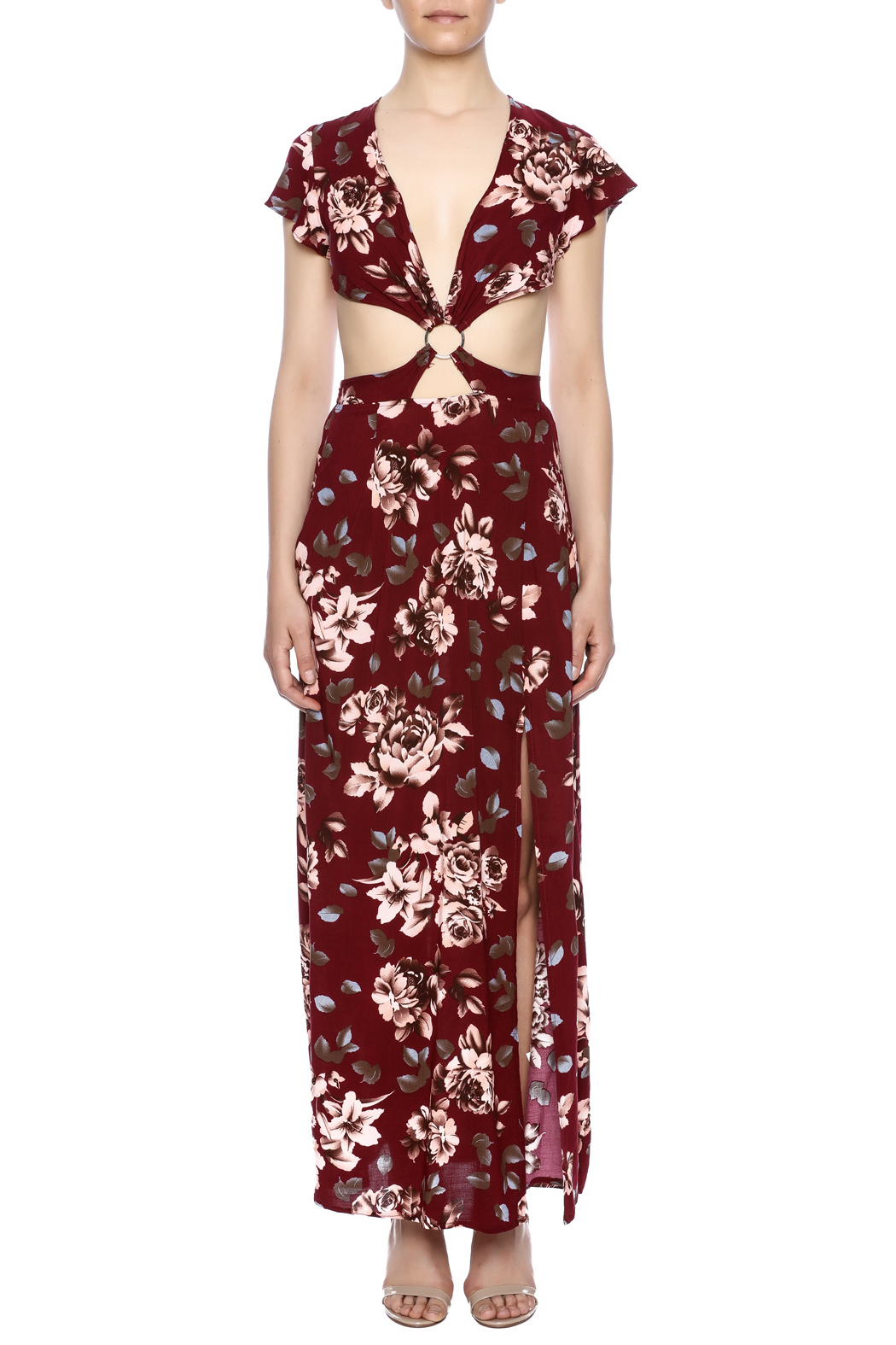 haute-rouge-floral-keyhole-maxi