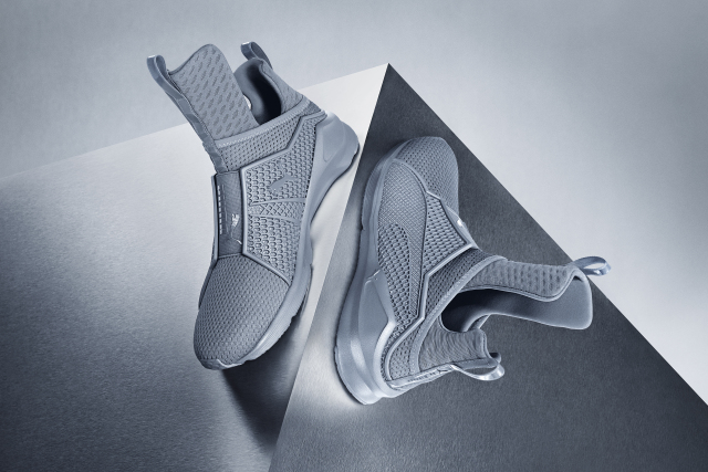 rihanna fenty trainer release in grey