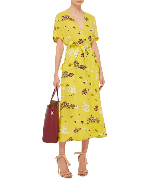 A-L-C-Yellow-Stephanie-floral-print-silk-crepe-wrap-dress-1