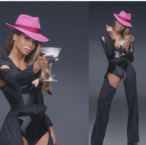 Fergie-MILF-Money-Video-Ciara-christian-cowans-2-piece-pinstripe-suit
