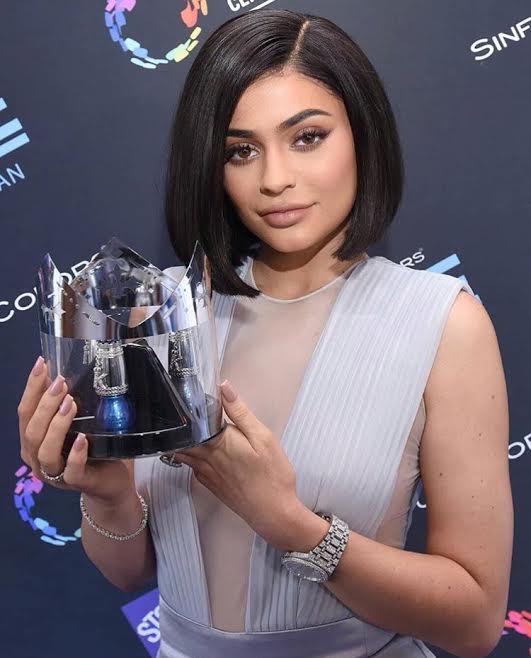 Kylie-jenner-sinful-colors-i-am-more-than-galvan-london,blue-silk-and-crepe-jumpsuit-3