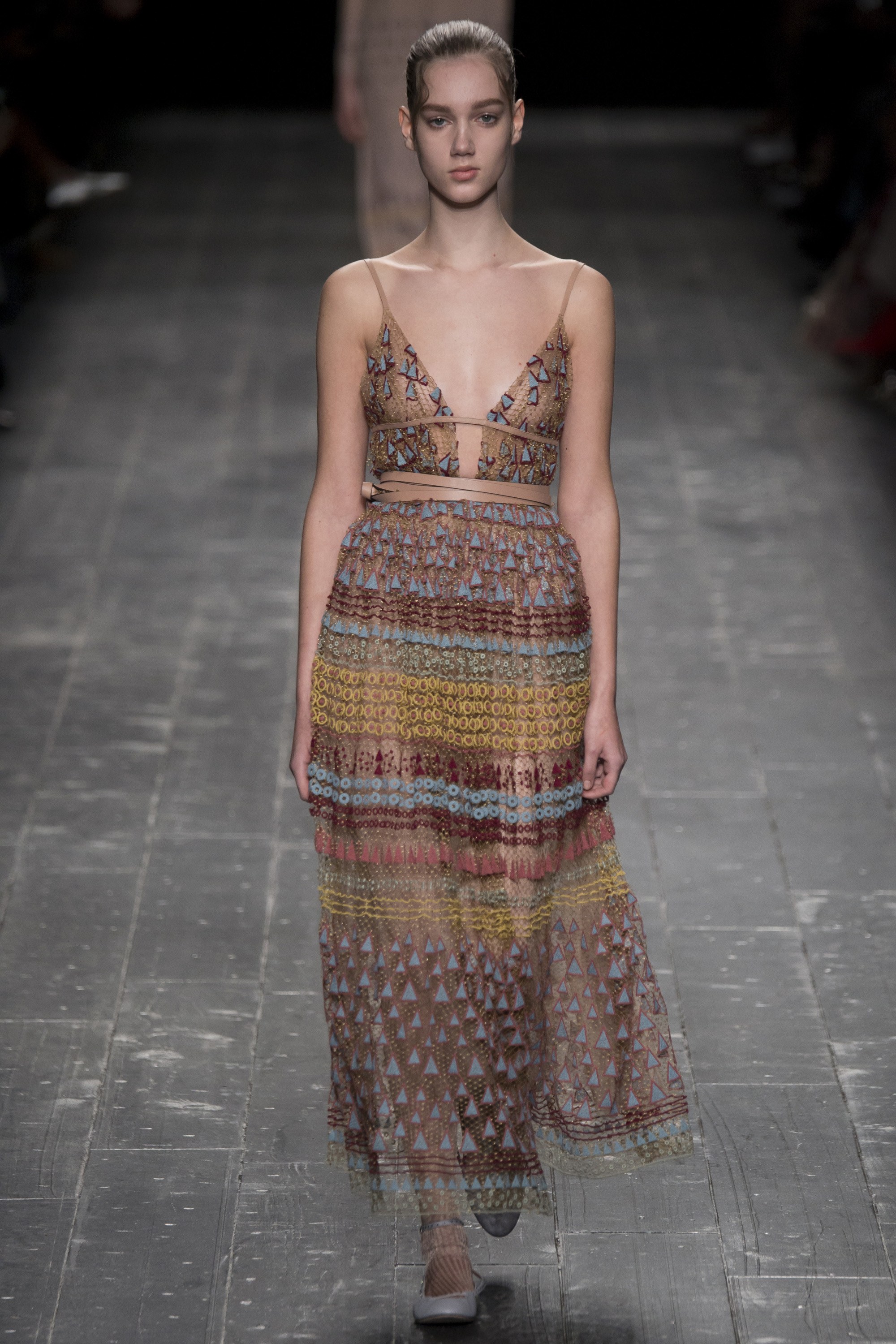 Valentino-fall-2016-ready-to-wear-printed-dress