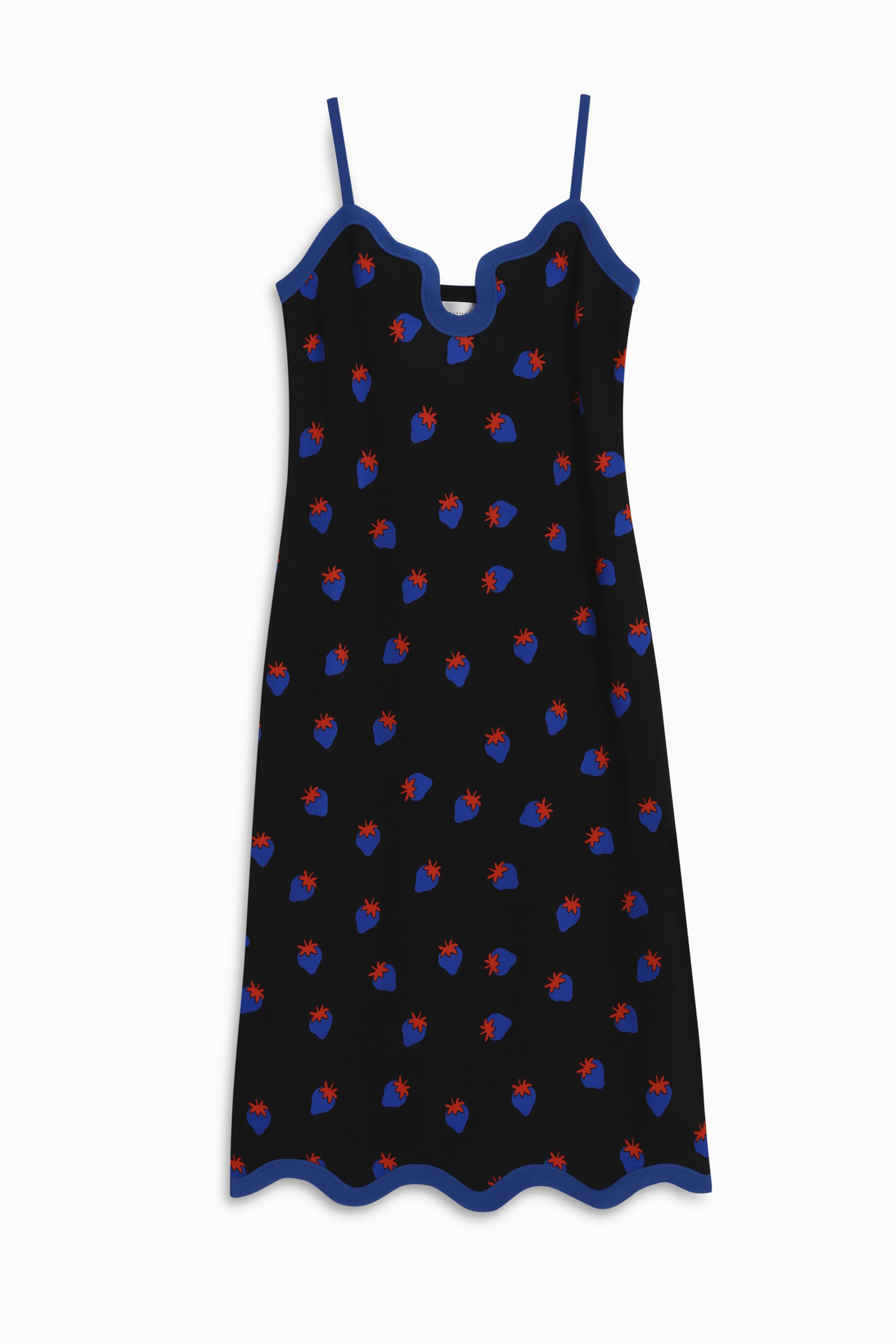 Victoria-Victoria-Beckham-Strawberry-Motif-Scalloped-Pencil-Dress-1