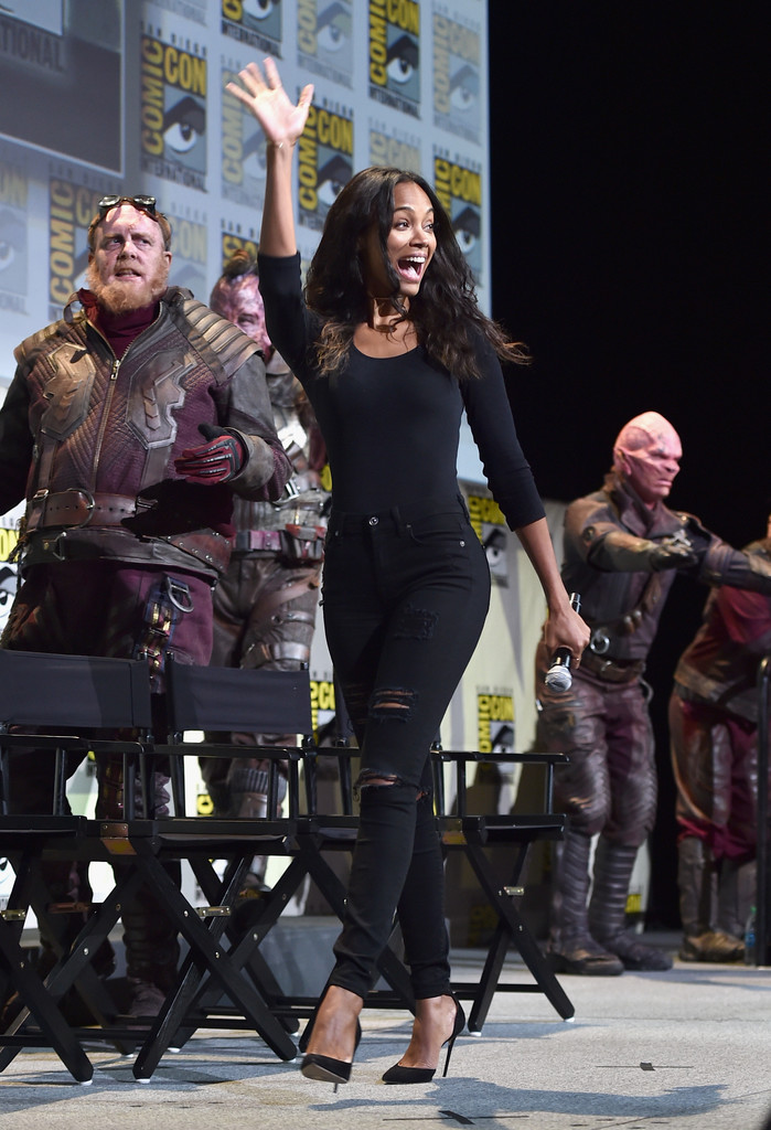 Zoe+Saldana+Marvel+Studios+Hall+H+Panel