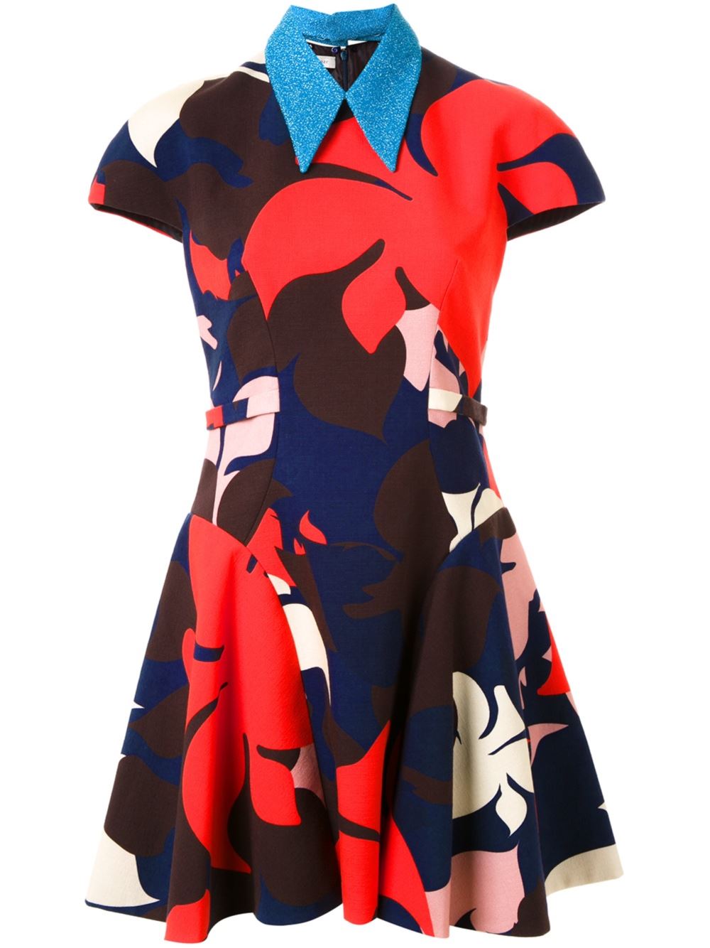 delpozo-print-flare-dress-floral
